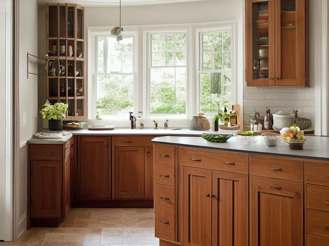 The Lower Cabinets and Cookware in the Kitchen, illustrated.