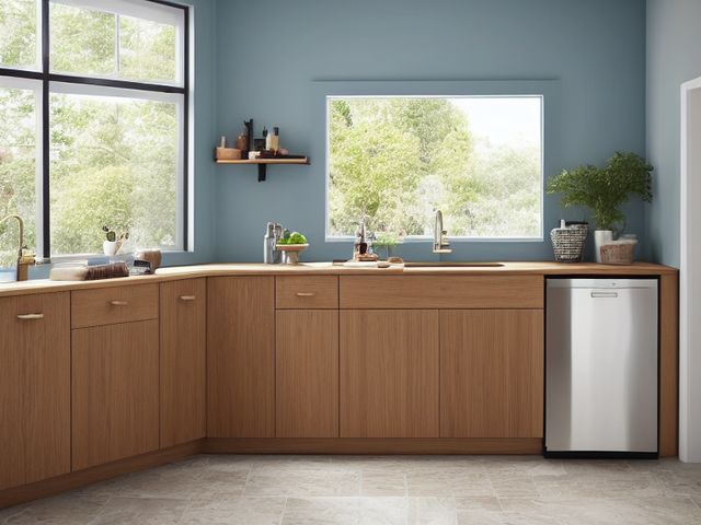 The Sink and Dishwashing Zone in the Kitchen, illustrated.